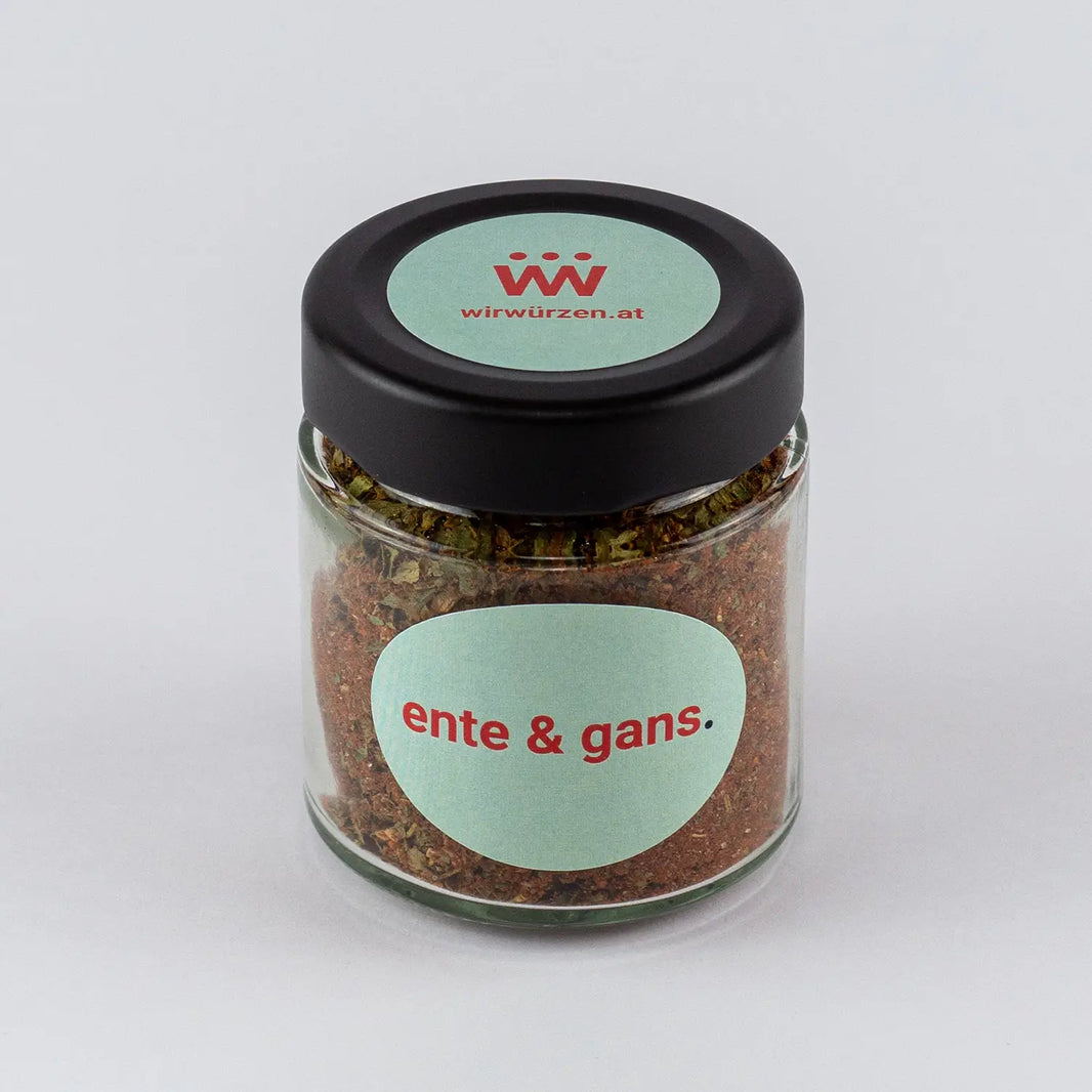 Ente & Gans 60 g Glas – aromatische Gewürzmischung für Ente, Gans, Geflügelgerichte und Braten